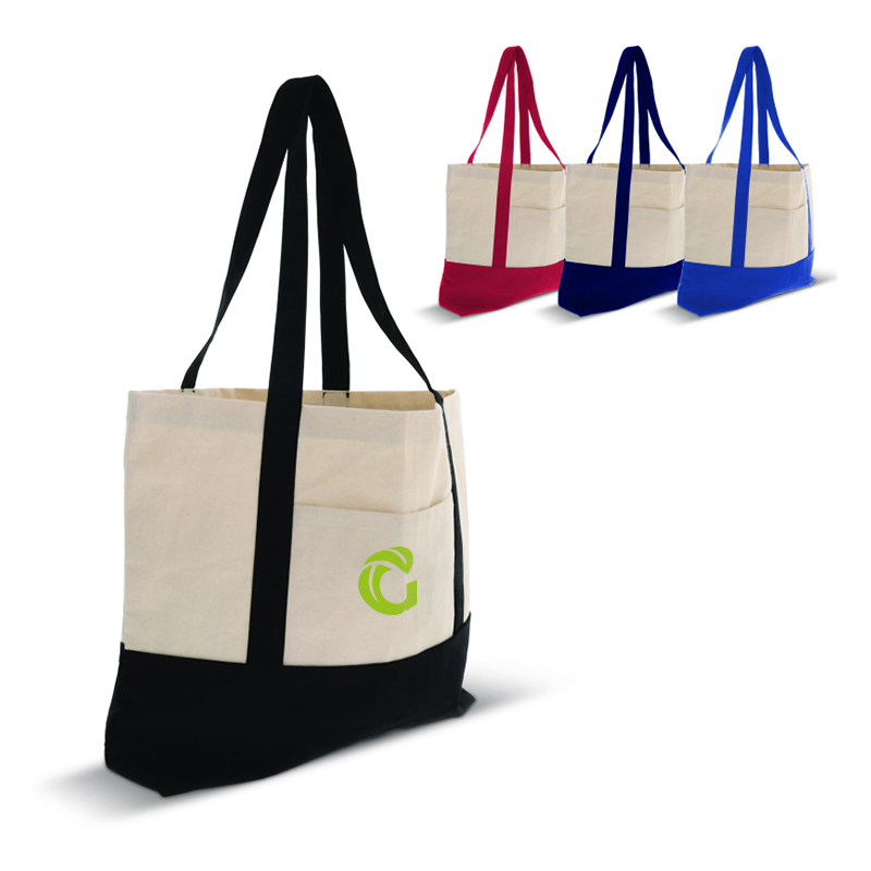 Canvas beach bag